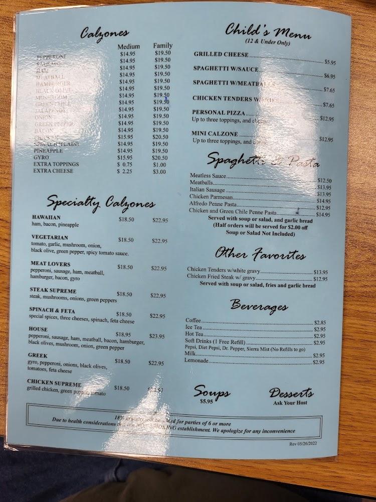 Riverside Pizza Restaurant Menu image 3